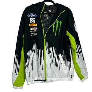 DC Shoes Ken Block Monster Ford Pirelli Hoodie Jacket Size Medium